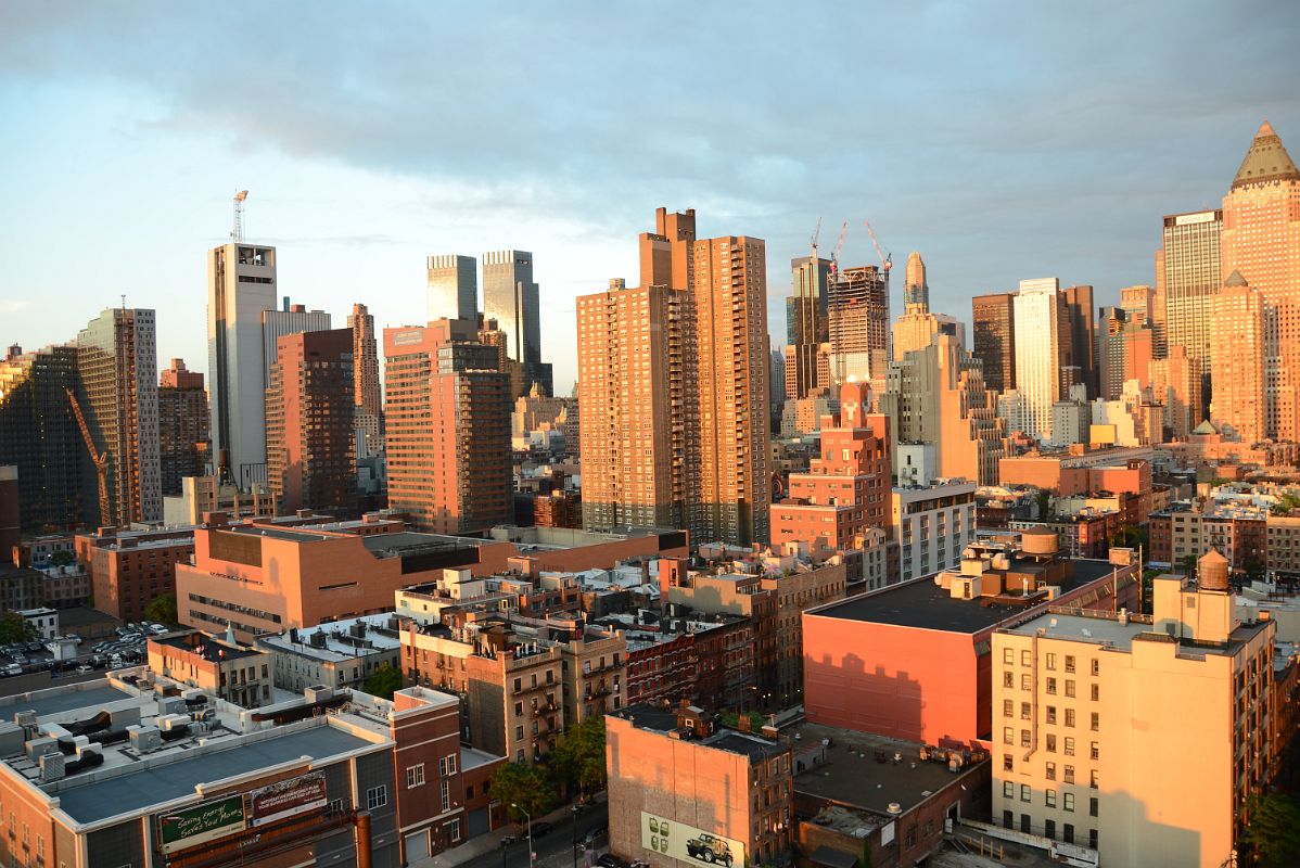 26 ATT Switching Center, Time Warner Center, Paramount Plaza, One Worldwide Plaza At Sunset From New York Ink48 Hotel Rooftop Bar